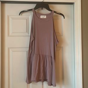 Pink babydoll style tank top